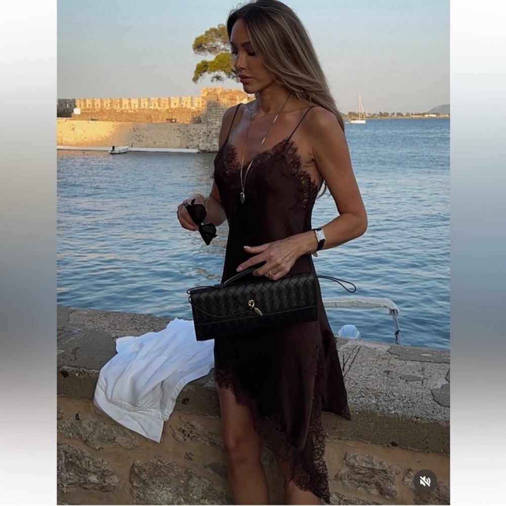 ZARA ASYMMETRIC LACE DRESS ZW COLLECTION - Picture 11 of 16